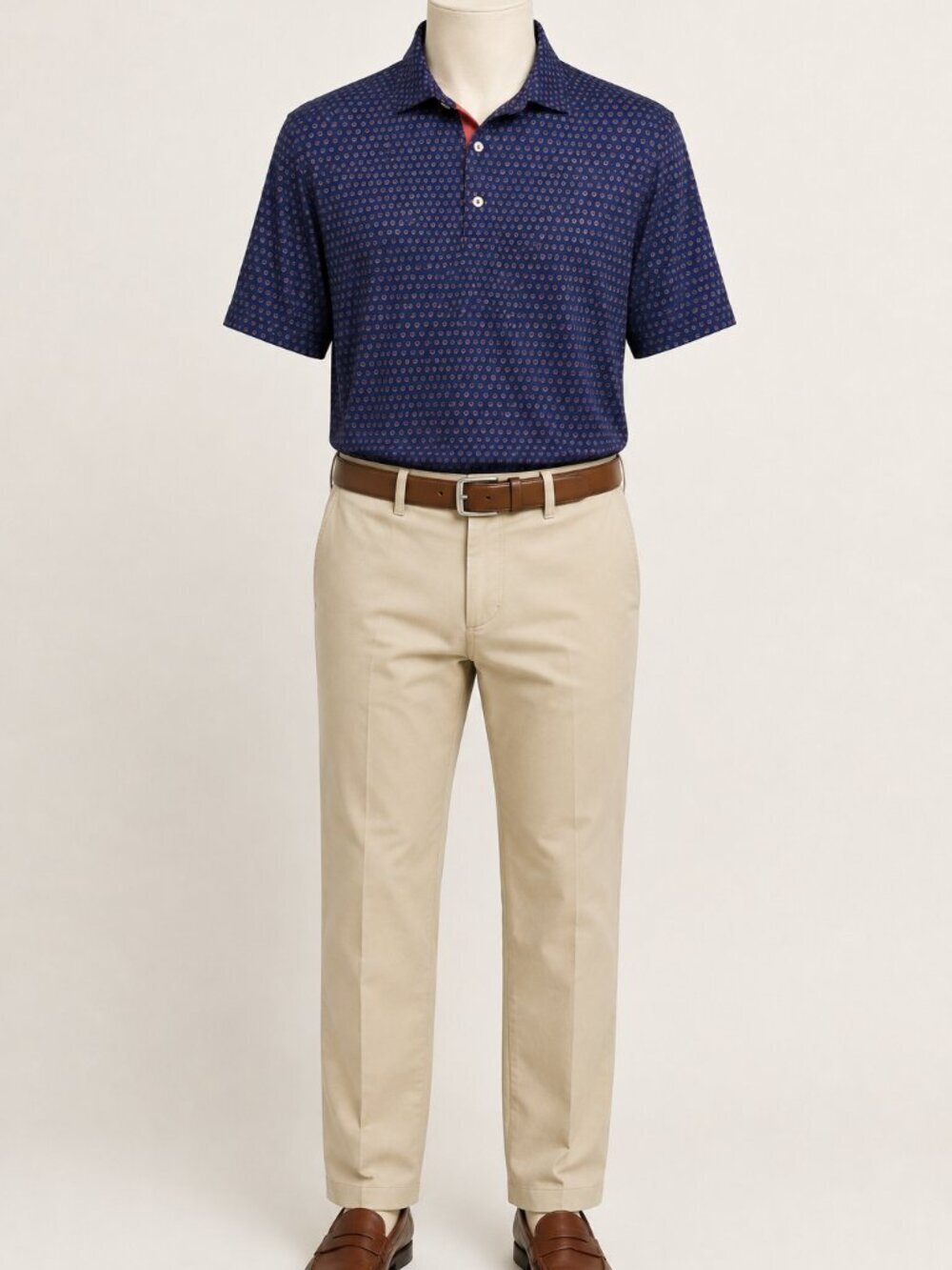 Peter Millar "Seeing Double " Performance Jersey Polo Summer comfort Size XL
